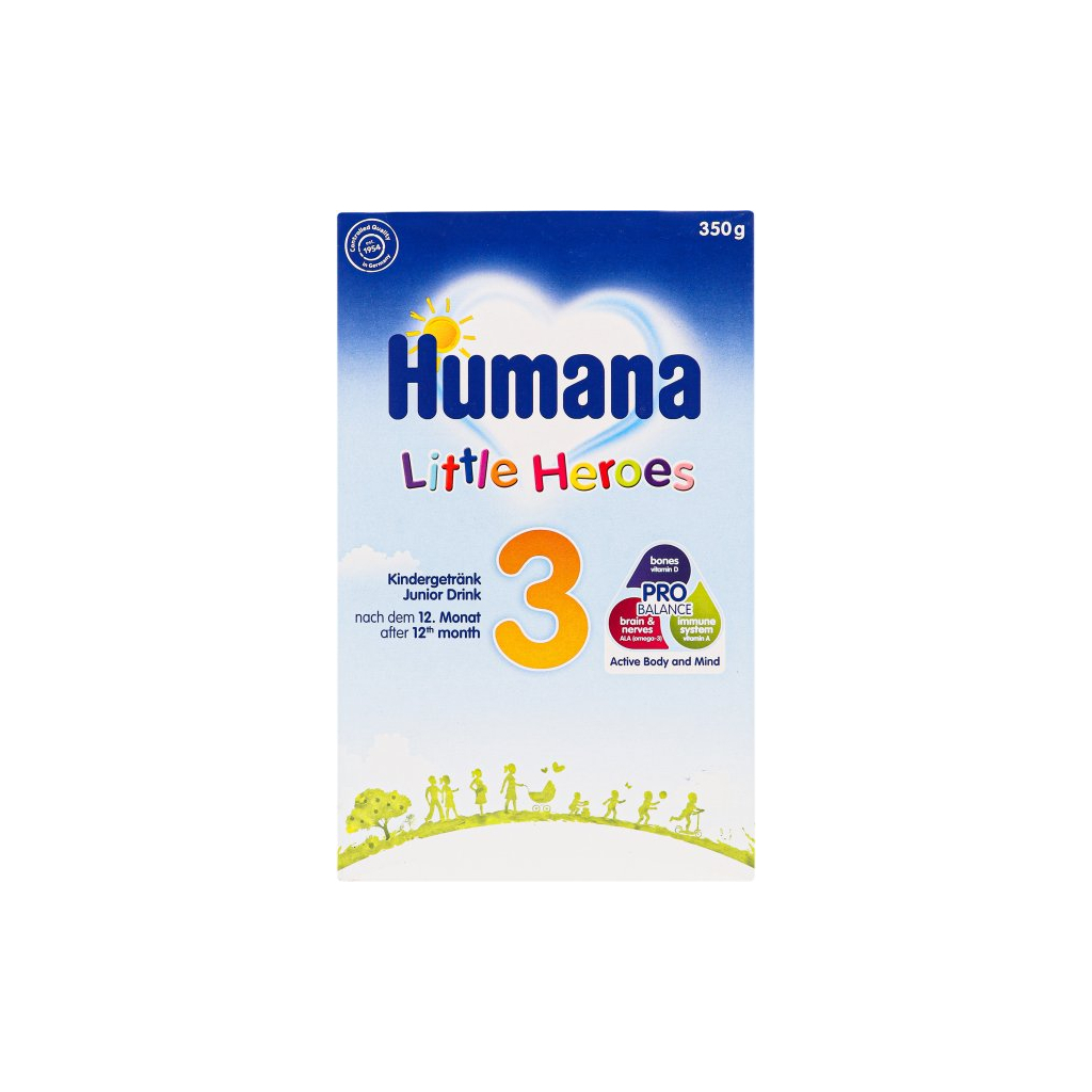 Дитяча суміш Humana Little Heroes 3 молочна з пребіотиками-галактоолігосахаридам (4031244705167) - зображення 1