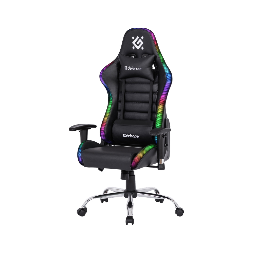 Крісло ігрове Defender Ultimate RGB Black (64355) - зображення 1