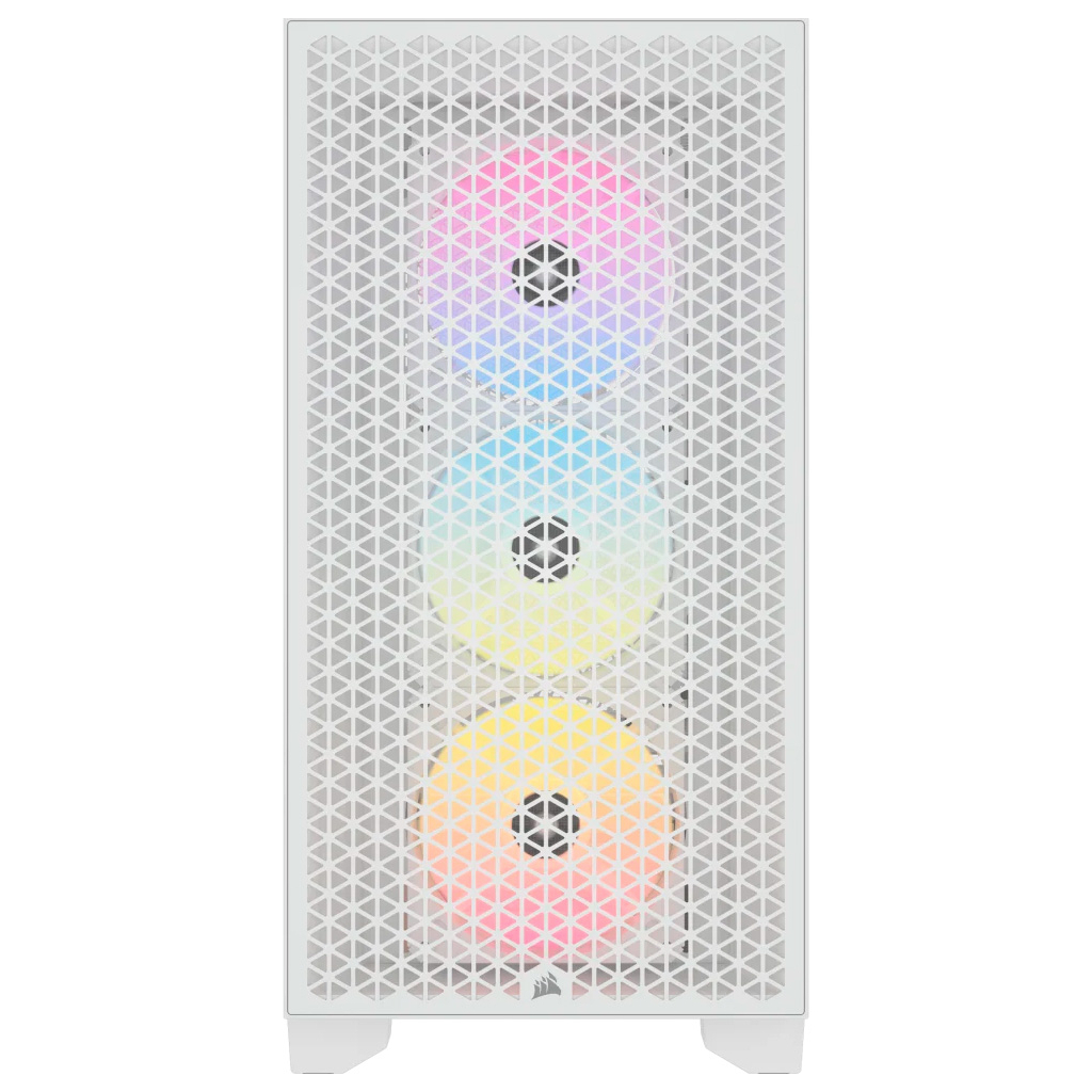 Корпус Corsair 3000D RGB Tempered Glass White (CC-9011256-WW) - зображення 2