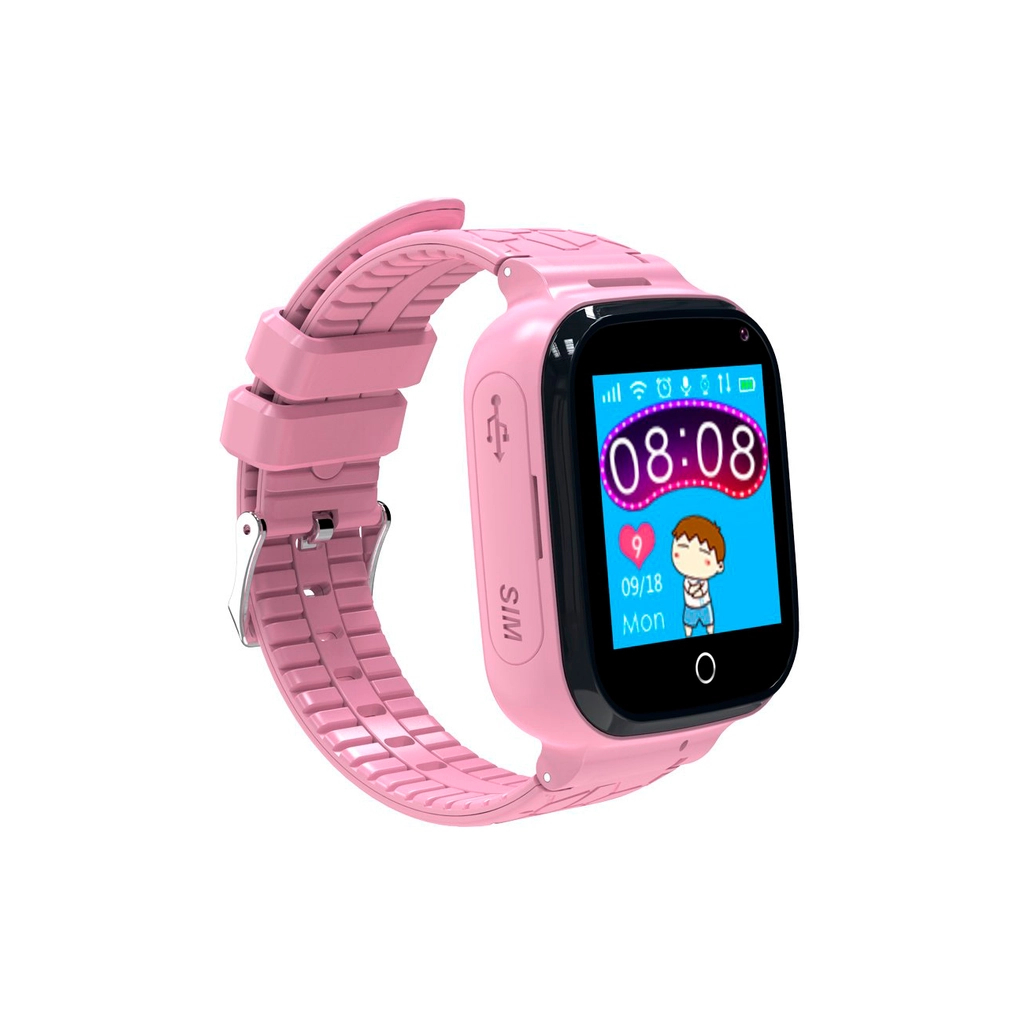 Смарт-годинник Gelius Pro GP-PK007 (Ocean) Pink Kids smart watch with GPS tracker (Pro GP-PK007 (Ocean) Pink) - зображення 3