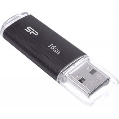 USB флеш накопичувач Silicon Power 16GB Ultima U02 Black USB 2.0 (SP016GBUF2U02V1K) - зображення 3