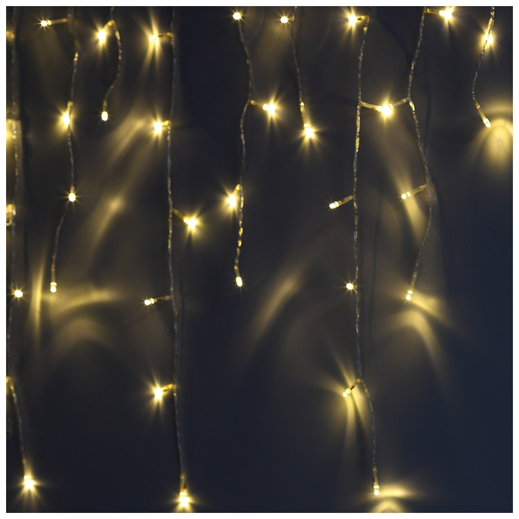 Гірлянда ColorWay Бахрома 3 м x 0.6 м 100 Led IP20 теплий колір USB (CW-GF-100L36UWW) - зображення 8