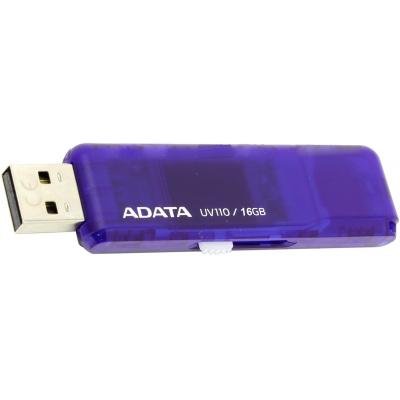 USB флеш накопичувач ADATA 16GB UV110 Blue USB 2.0 (AUV110-16G-RBL) - зображення 3