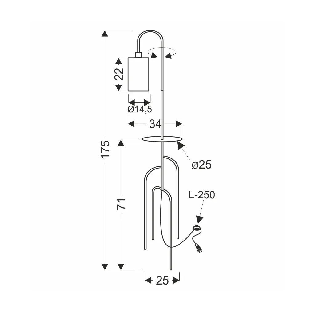Торшер Candellux 51-00064 RAVELLO (51-00064) - изображение 2