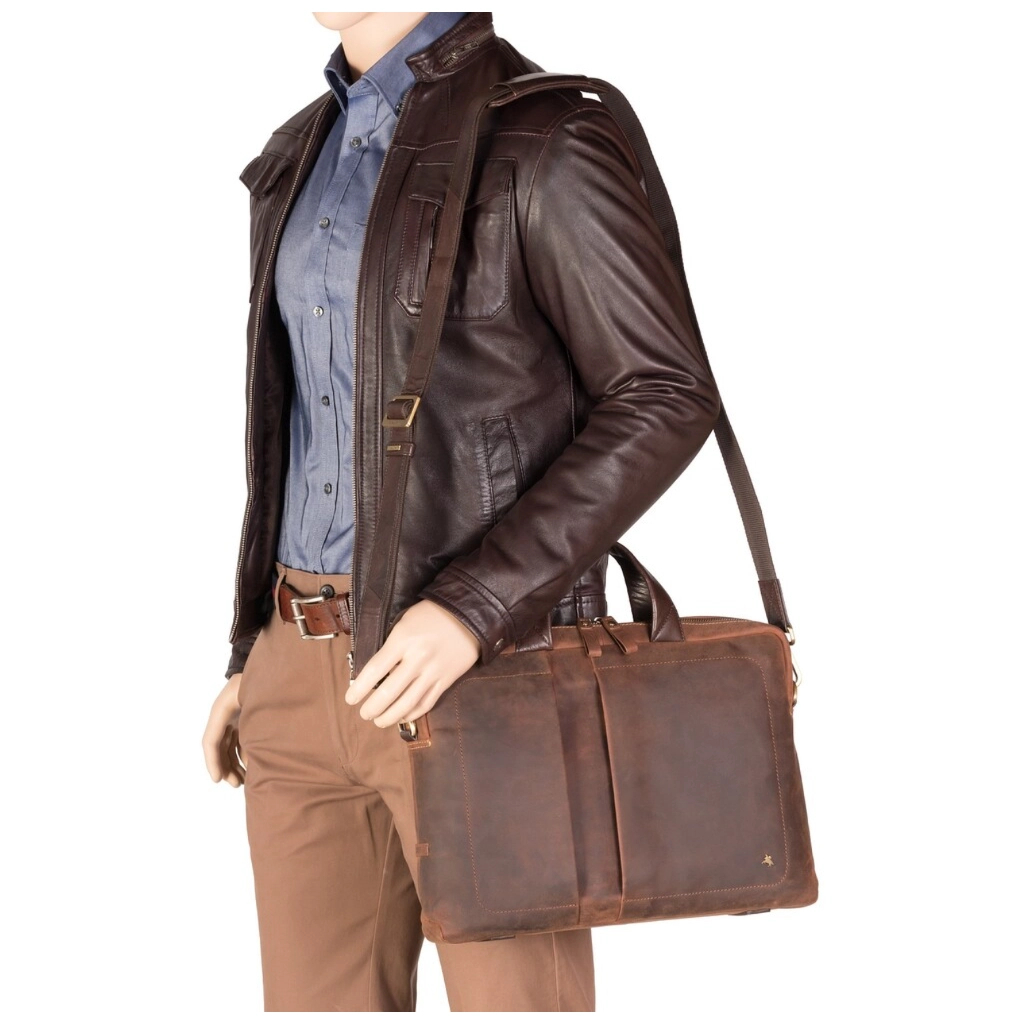 Сумка Visconti TC76 Octo 13 Havana Tan (TC76 TAN) - зображення 9