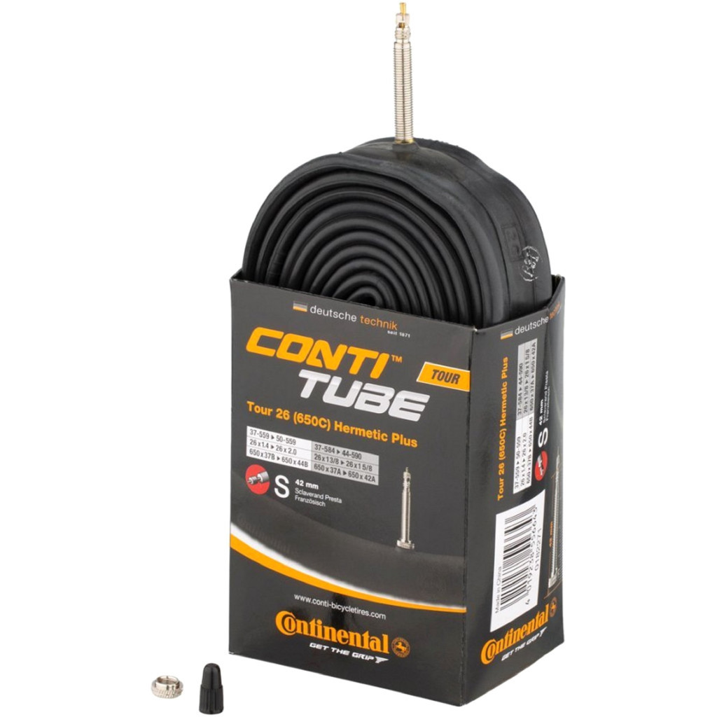 Велосипедна камера Continental Tour Tube Hermetic Plus 28" 32-622 / 47-622 / 42-635 S42 (182091) - зображення 1