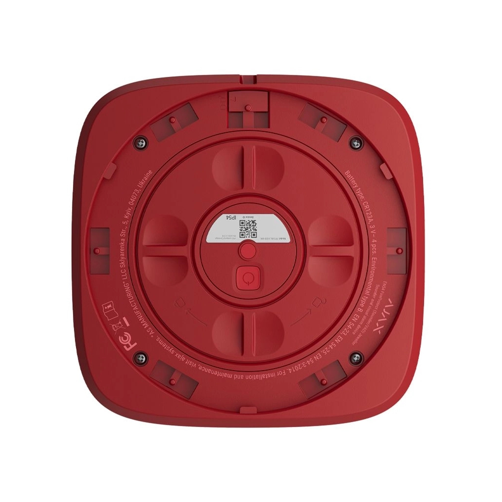 Сирена Ajax EN54 FireProtect Sounder/VAD red - зображення 5