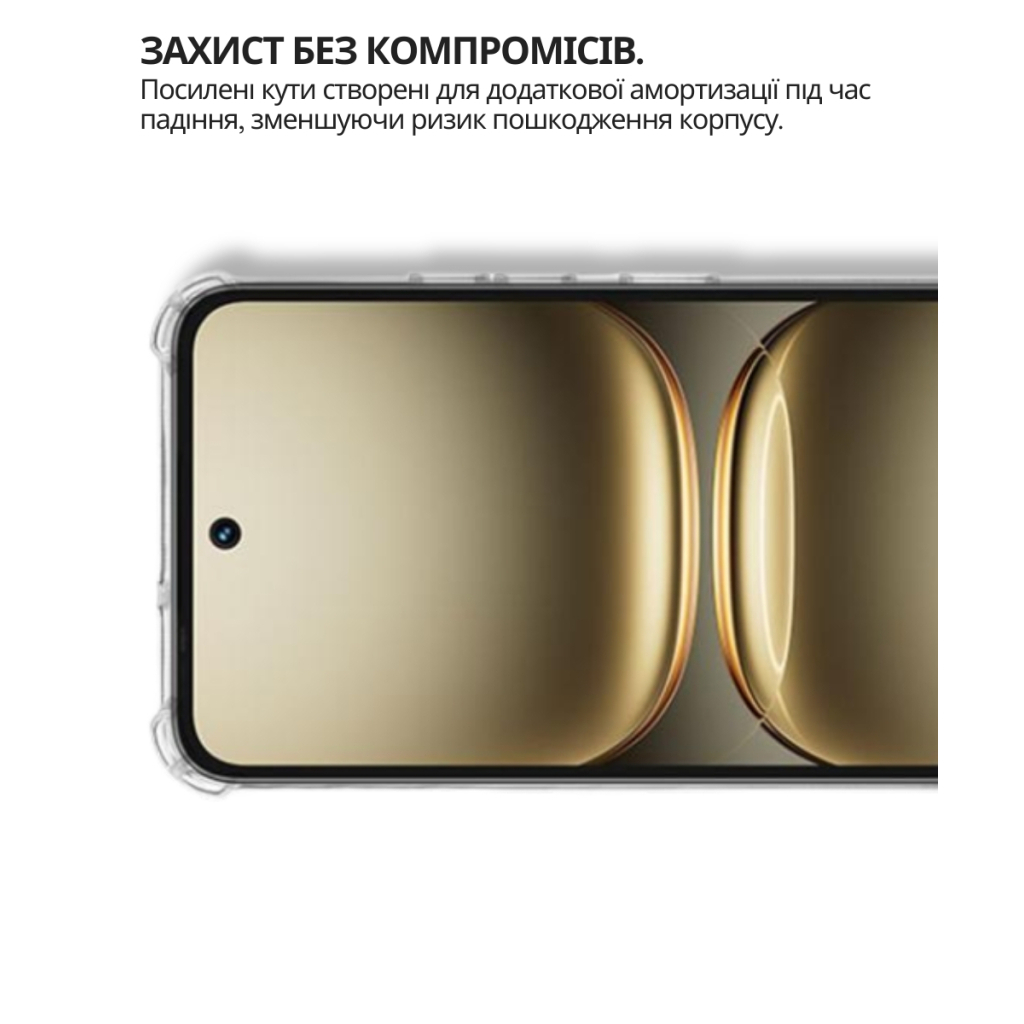 Чохол до мобільного телефона BeCover Anti-Shock Tecno Spark 40C 4G (KM4k) Clear (714706) - зображення 4