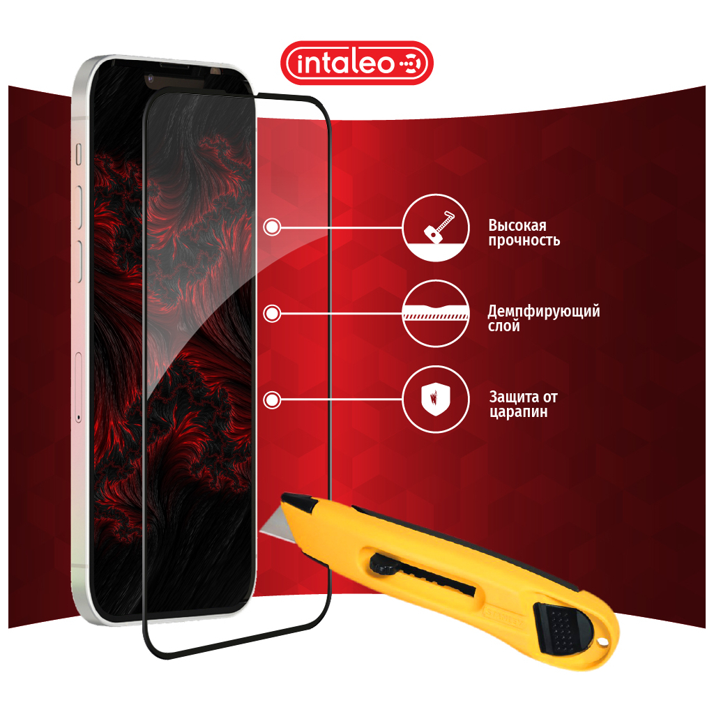 Скло захисне Intaleo Full Glue ESD Apple Iphone 13/13 Pro (1283126535598) - зображення 4