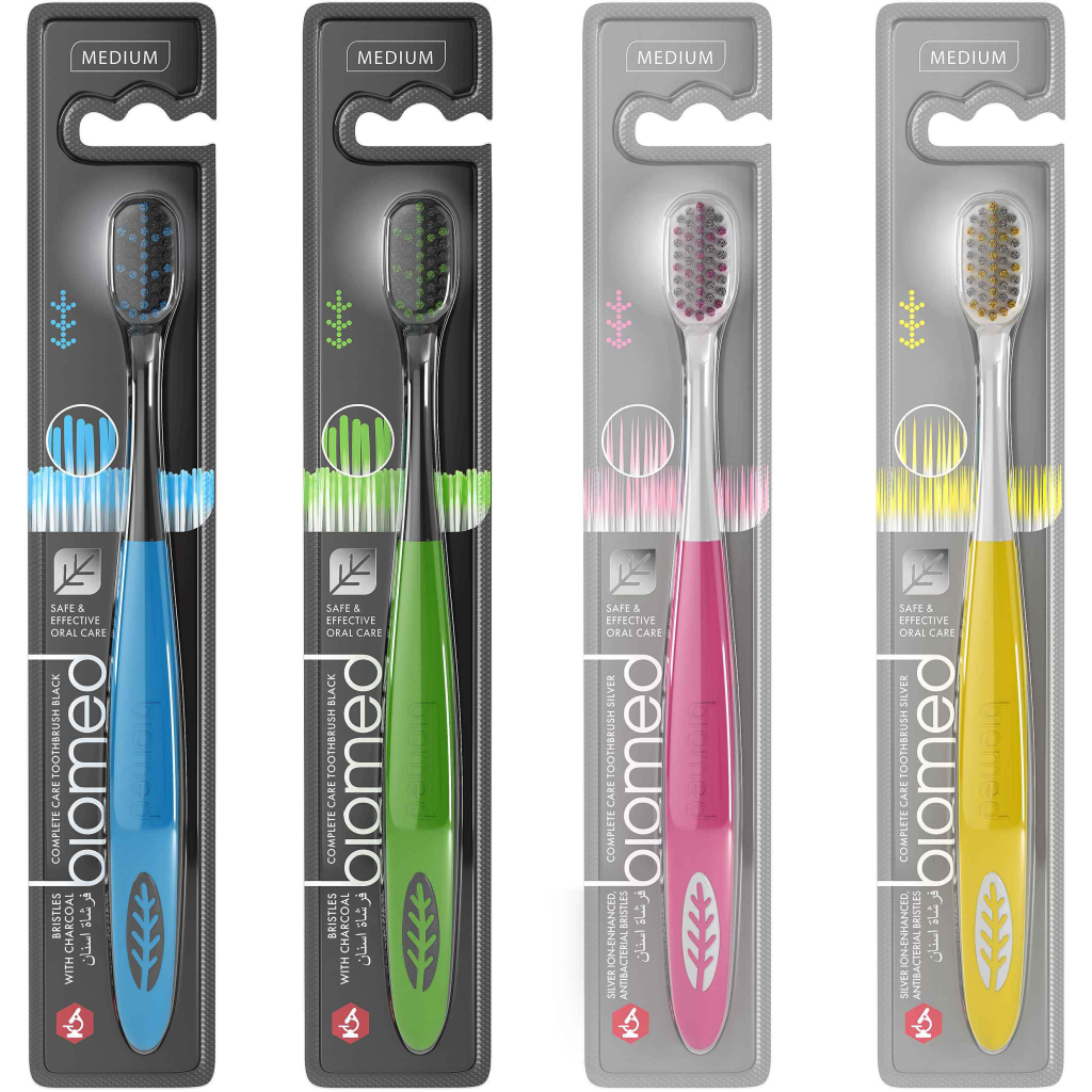 Зубна щітка BioMed Silver Medium рожева (7640168931476) - зображення 5