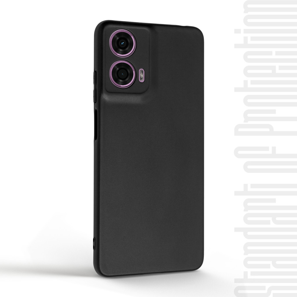Чохол до мобільного телефона Armorstandart Matte Slim Fit Motorola G24 Camera cover Black (ARM74310) - зображення 2