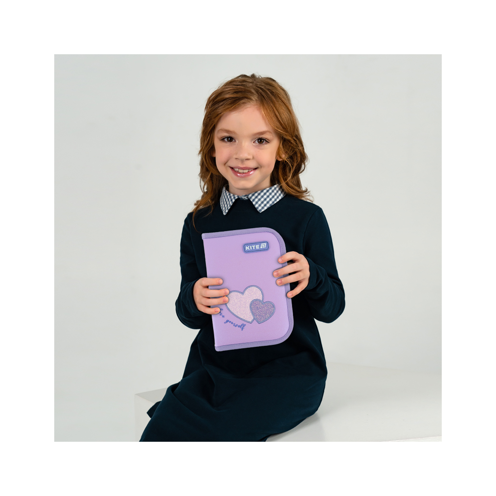 Пенал Kite 621 Sweetheart, 1 відділення, 1 відворот (K25-621-1) - зображення 7