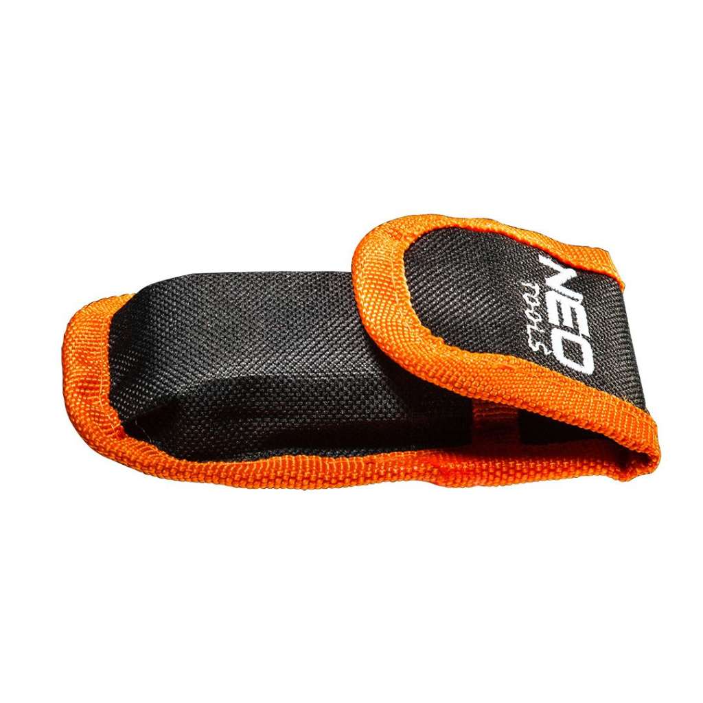 Ніж монтажний Neo Tools складаний, 2 наконечники, 5 трапецієподібних лез у наборі, чохол (63-710) - изображение 5