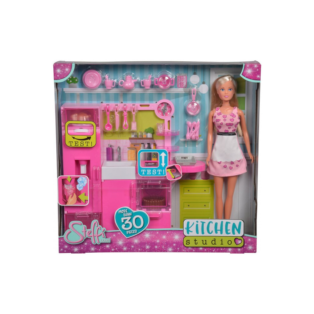 Лялька Simba Штеффі Кухня Студіо з аксесуарами (5733342) - зображення 1