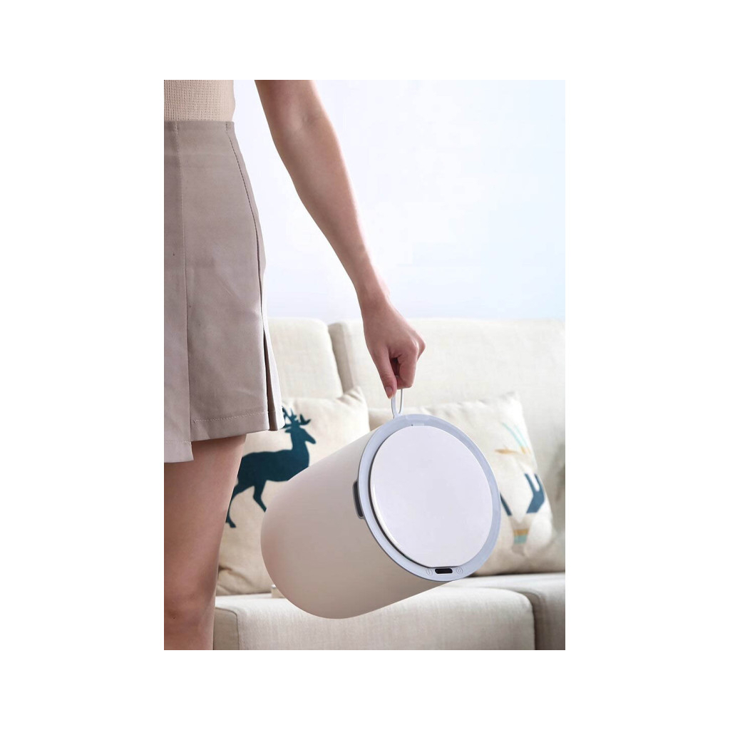 Контейнер для сміття JAH Waterproof Сенсорний Білий 8 л (20257) - изображение 6