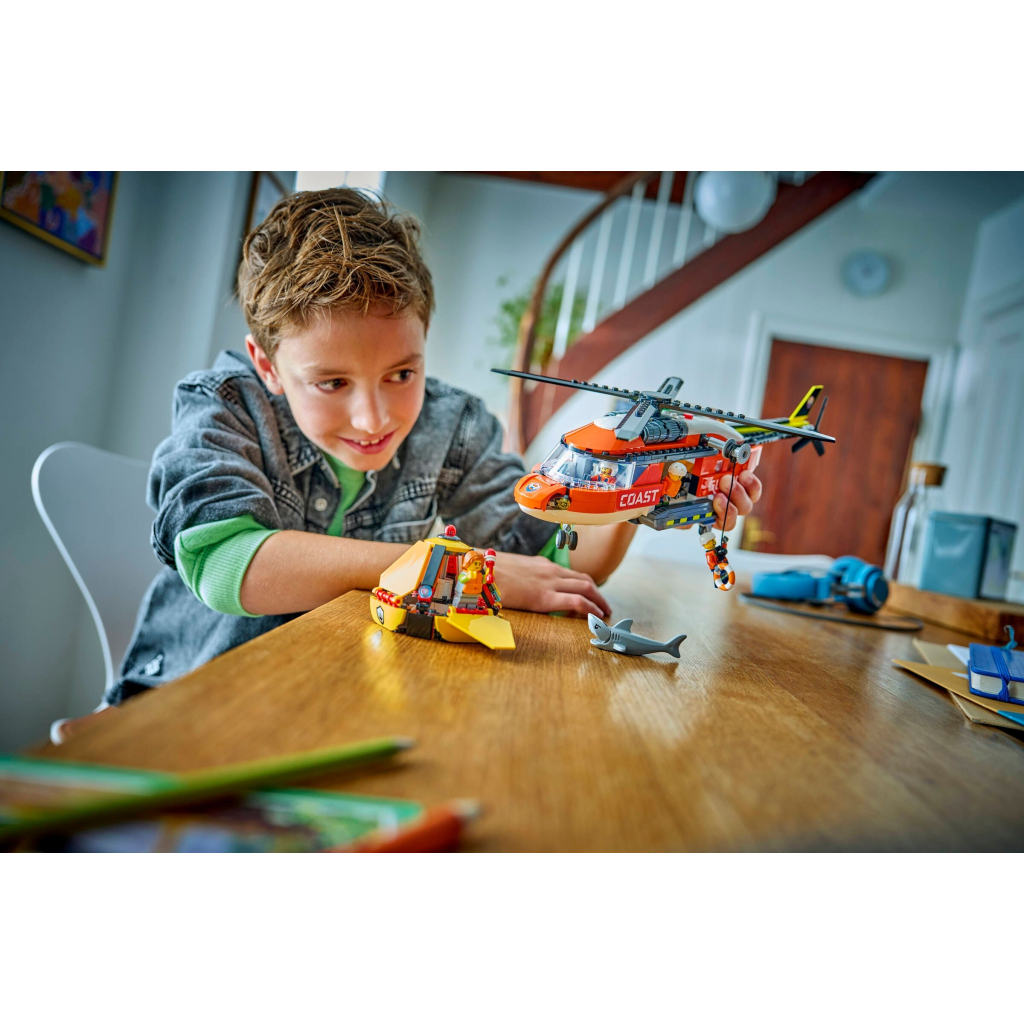 Конструктор LEGO City Гелікоптер берегової охорони (60503-) - зображення 9