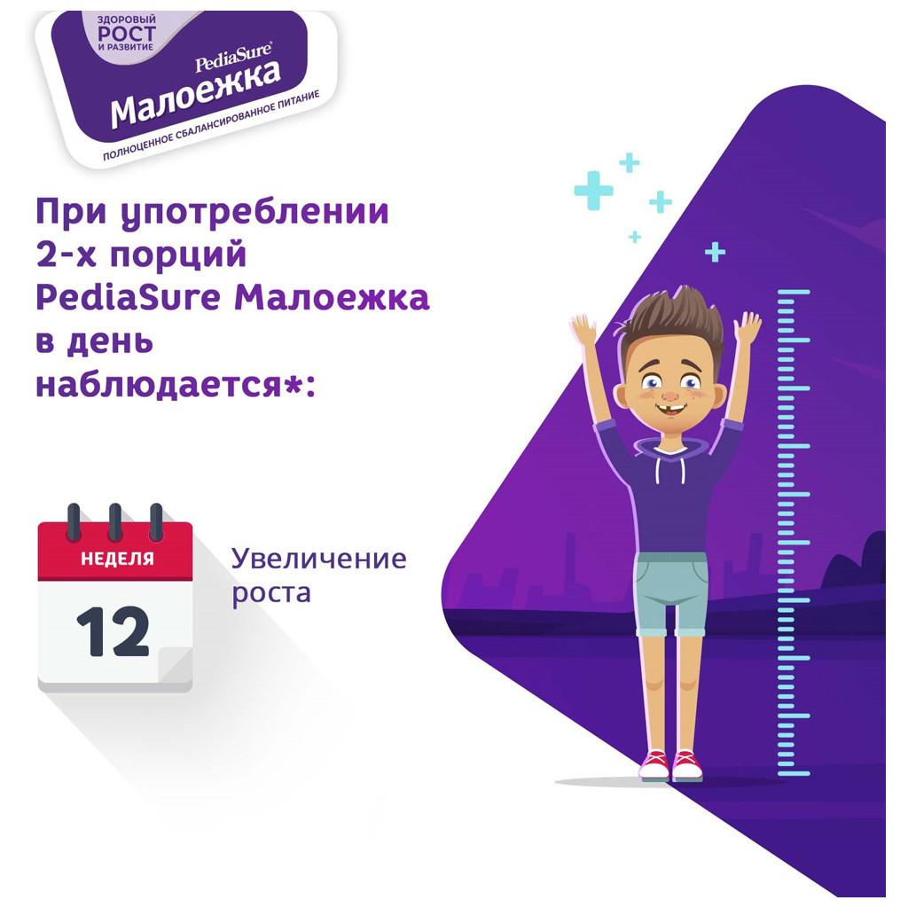 Дитяча суміш PediaSure Малоїжка зі смаком полуниці 850 г (8710428017512) - зображення 6