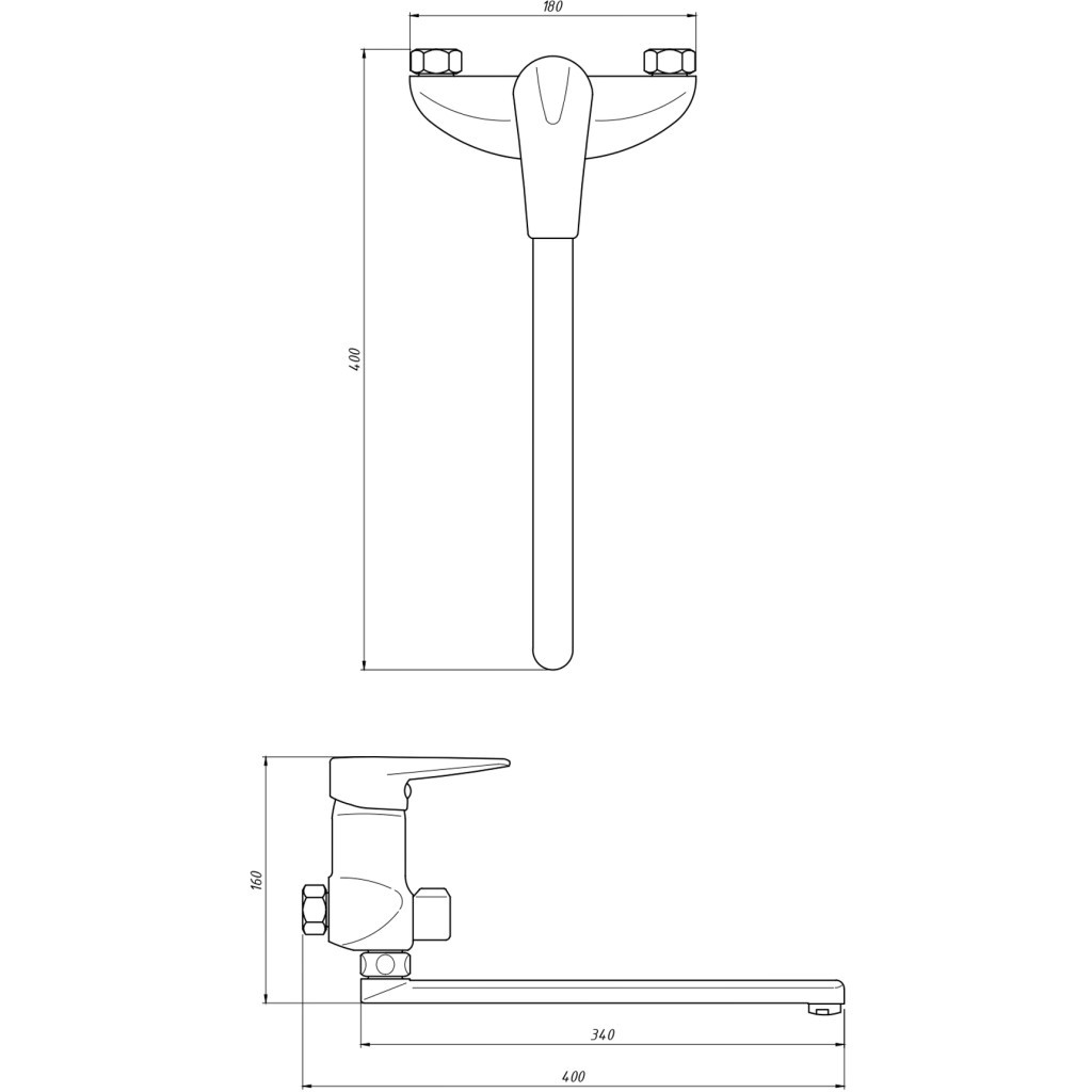 Змішувач Kroner Odra-C071 - зображення 2
