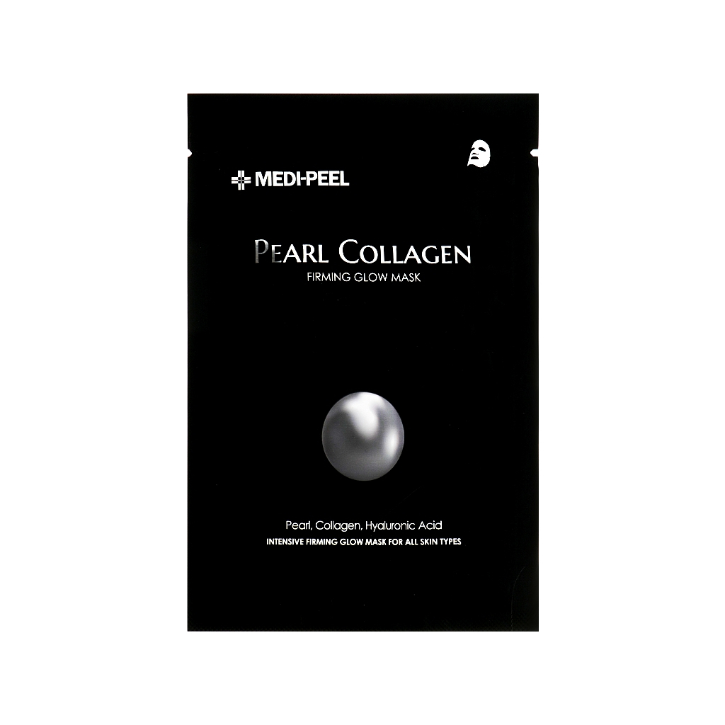 Маска для обличчя Medi-Peel Pearl Collagen Firming Glow Mask 25 мл 10 шт. (8809409345376) - зображення 1