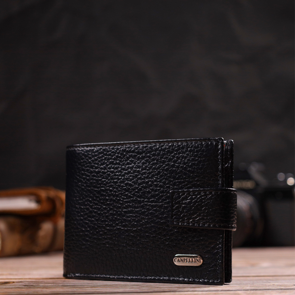 Портмоне Canpellini З натуральної шкіри Чорне (21749) - зображення 8