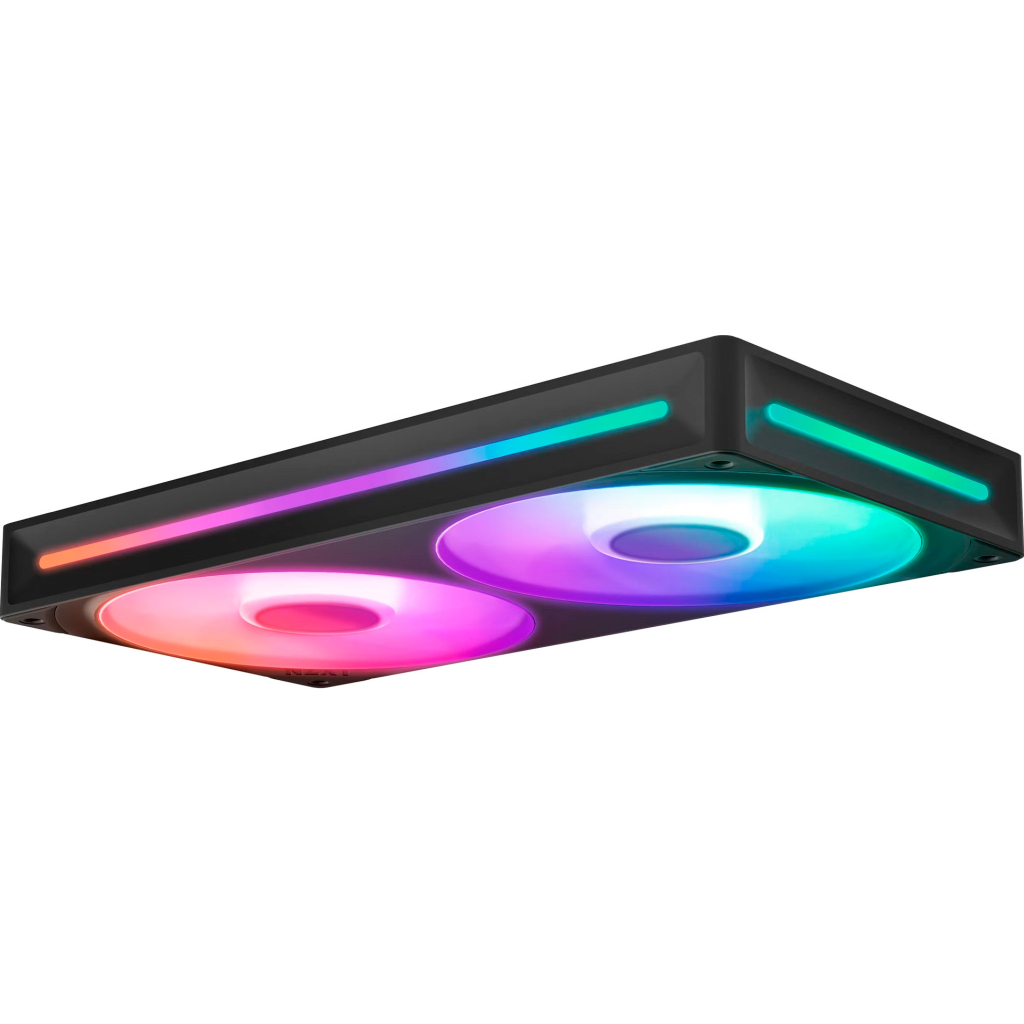 Кулер до корпусу NZXT F240 RGB Core Fan (Single Frame) - Black (RF-U24HF-B1) - зображення 3