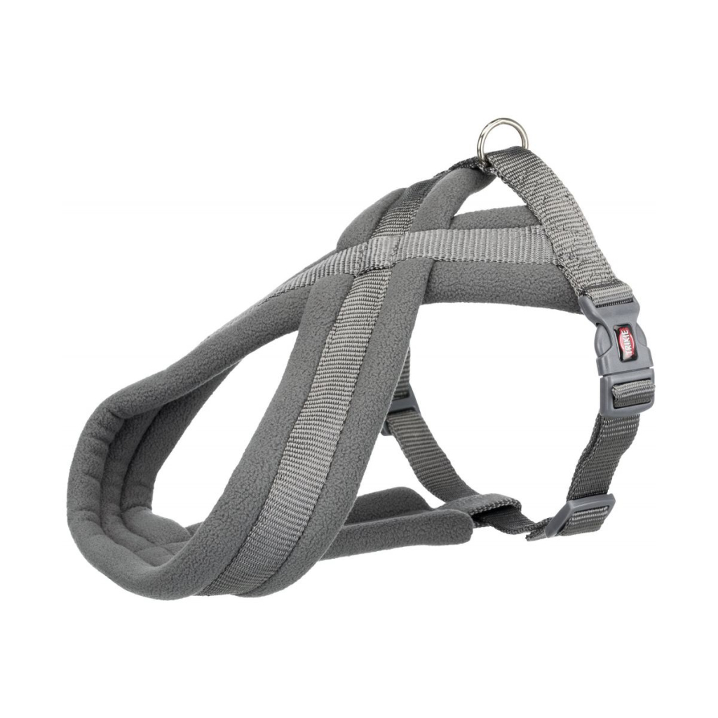 Шлея для собак Trixie Premium туристична XS-S 30-40 см/15 мм графітова (4053032019843) - зображення 1