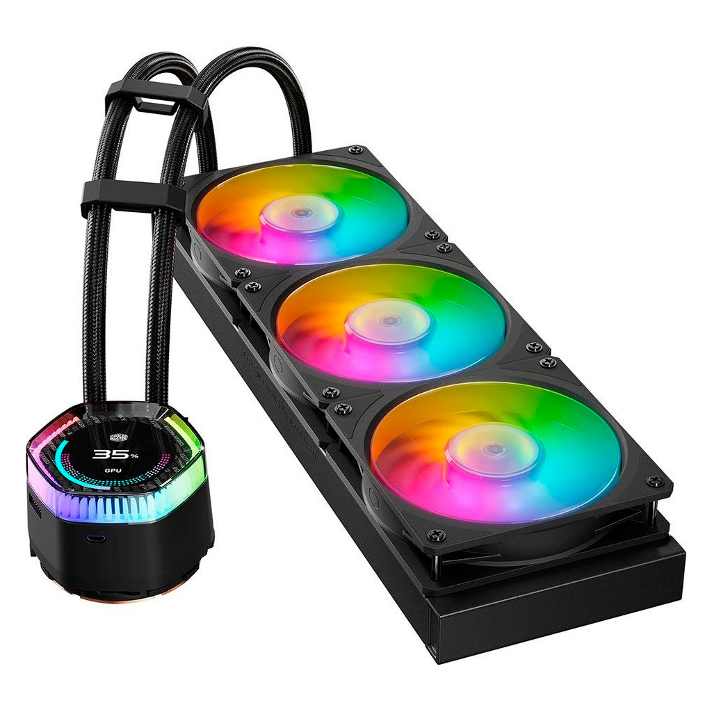 Система рідинного охолодження CoolerMaster MasterLiquid 360 ION Black (MLY-D36M-A24PZ-R1) - зображення 3