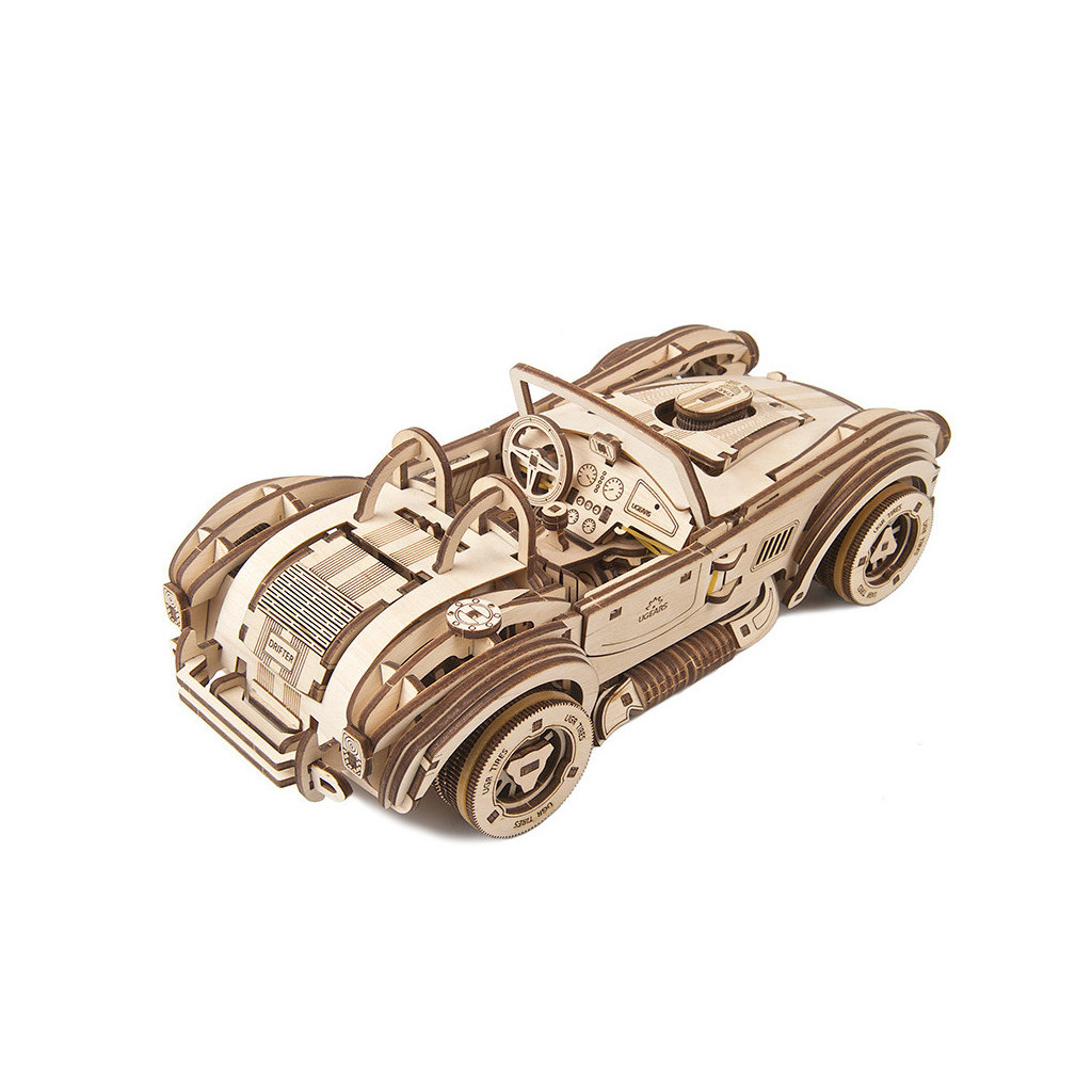 Конструктор Ugears Дріфт Кобра Гоночний автомобіль (70161) - зображення 6