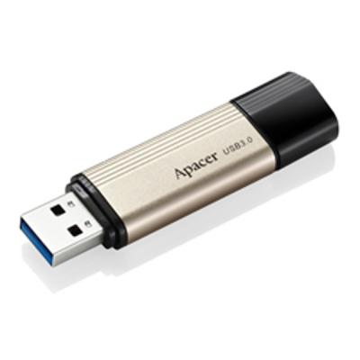 USB флеш накопичувач Apacer 64GB AH353 Champagne Gold RP USB 3.0 (AP64GAH353C-1) - зображення 3