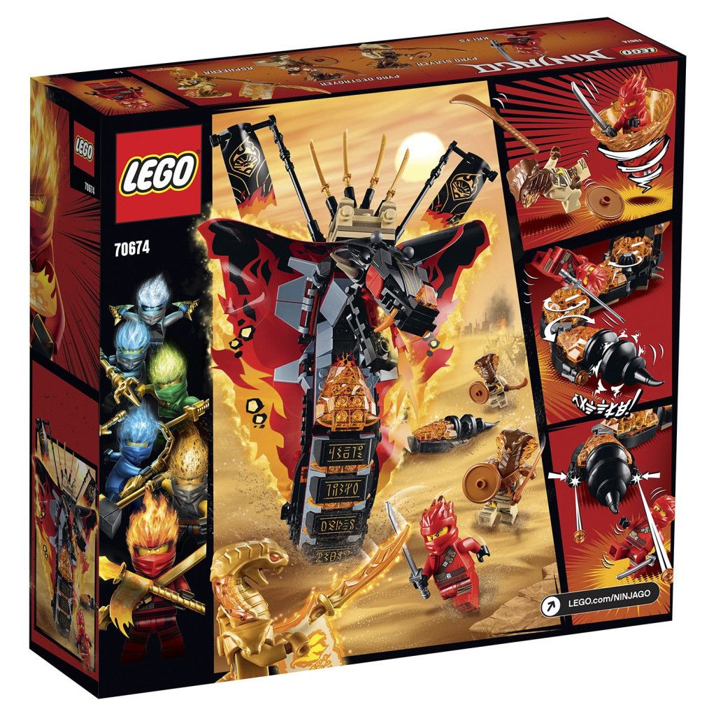 Конструктор LEGO Ninjago Вогняний кинджал 463 деталі (70674) - зображення 12
