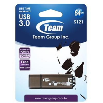 USB флеш накопичувач Team 64GB S121 Brown USB 3.0 (TS12164GN01) - зображення 4