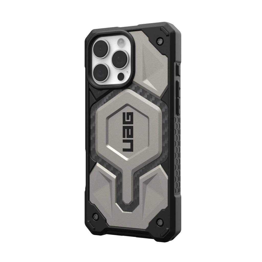 Чохол до мобільного телефона UAG iPhone 16 Pro Max Monarch Pro Magsafe Titanium (114457113636) - зображення 3
