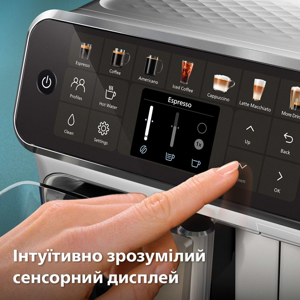 Кавомашина Philips Series 4400 LatteGo EP 4443/70 (EP4443/70) - изображение 6