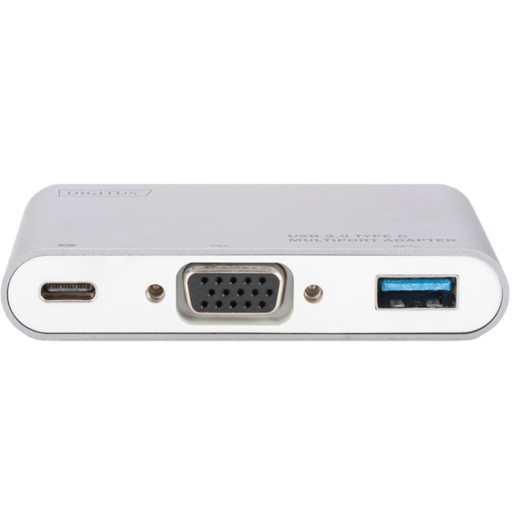 Перехідник Type-C to VGA/USB 3.0/Type-C Digitus (DA-70839) - зображення 2