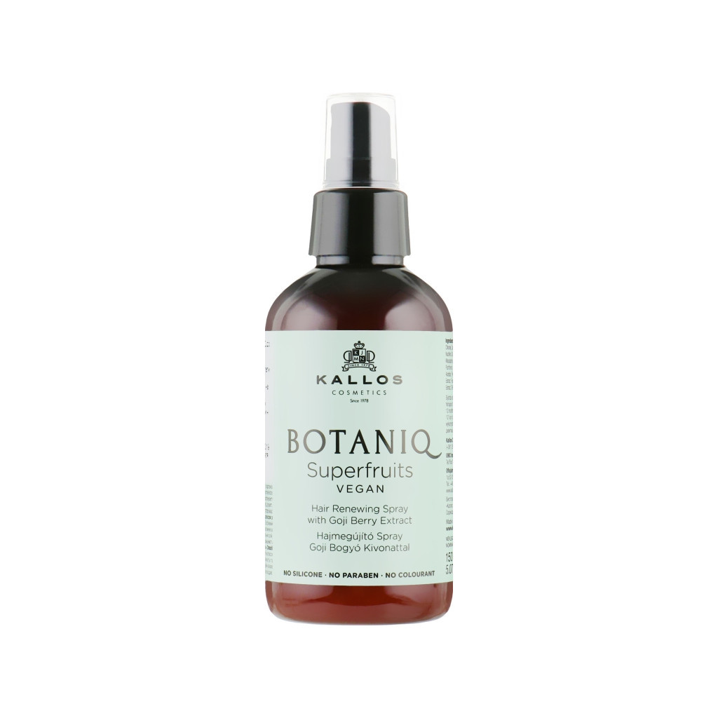Спрей для волосся Kallos Cosmetics Botaniq Superfruits Відновлювальний із суперфруктами 150 мл (5998889515454) - зображення 1