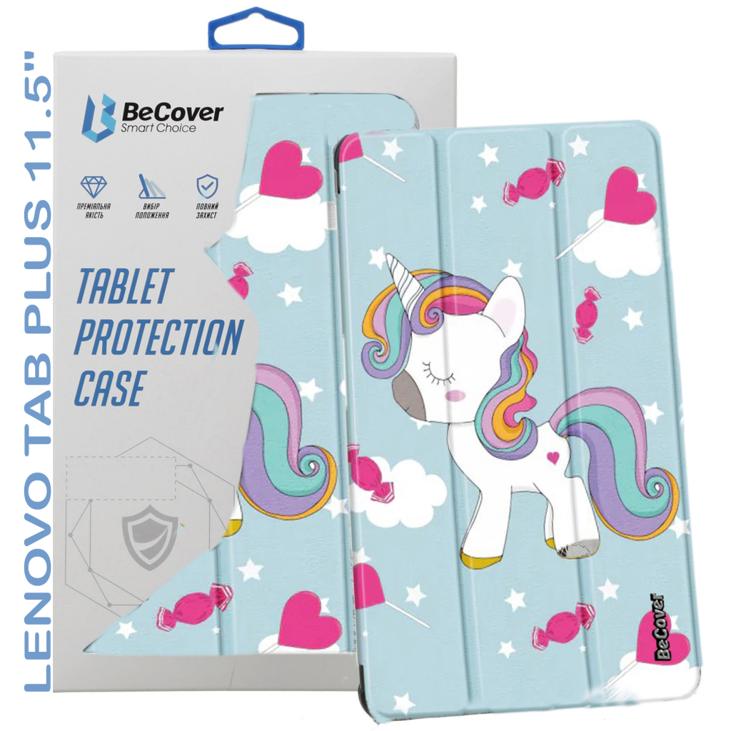 Чохол до планшета BeCover Smart Case Lenovo Tab Plus 11.5" Unicorn (711847) - зображення 5