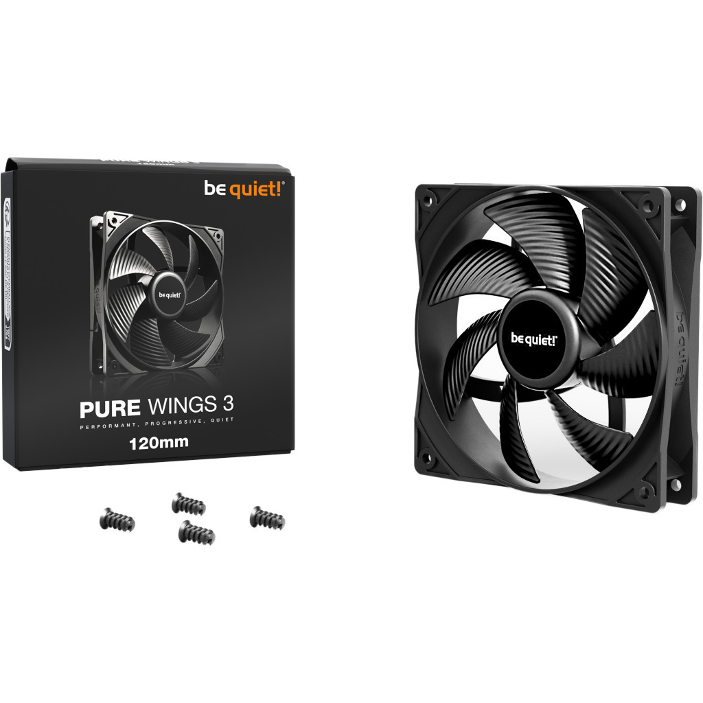 Кулер до корпусу Be quiet! PURE WINGS 3 120mm (BL104) - зображення 6