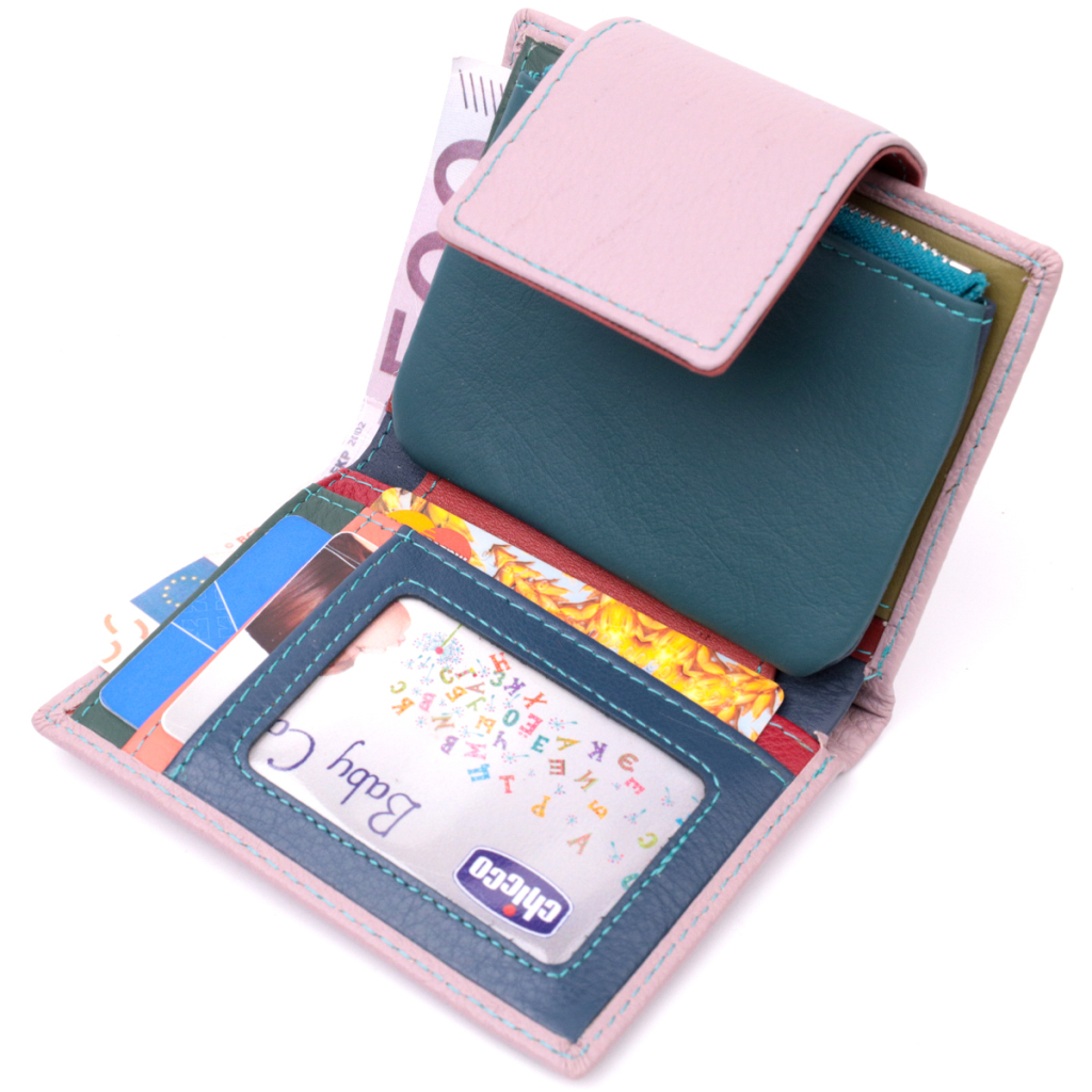 Портмоне ST Leather З натуральної шкіри Бежеве (19452) - зображення 6