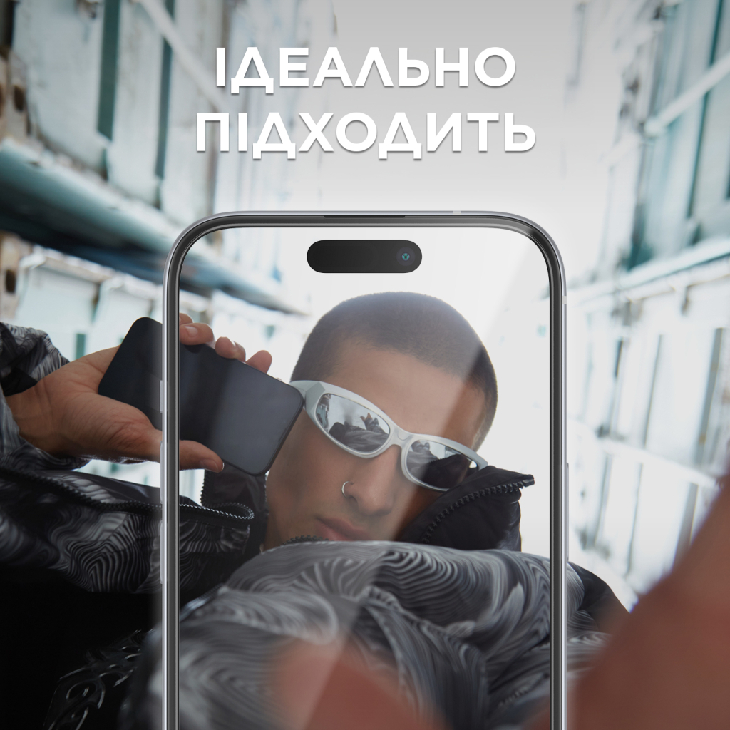 Скло захисне PANZERGLASS iPhone 15 Pro Max Ultra-Wide Fit (PG_SAFE95537) - зображення 8