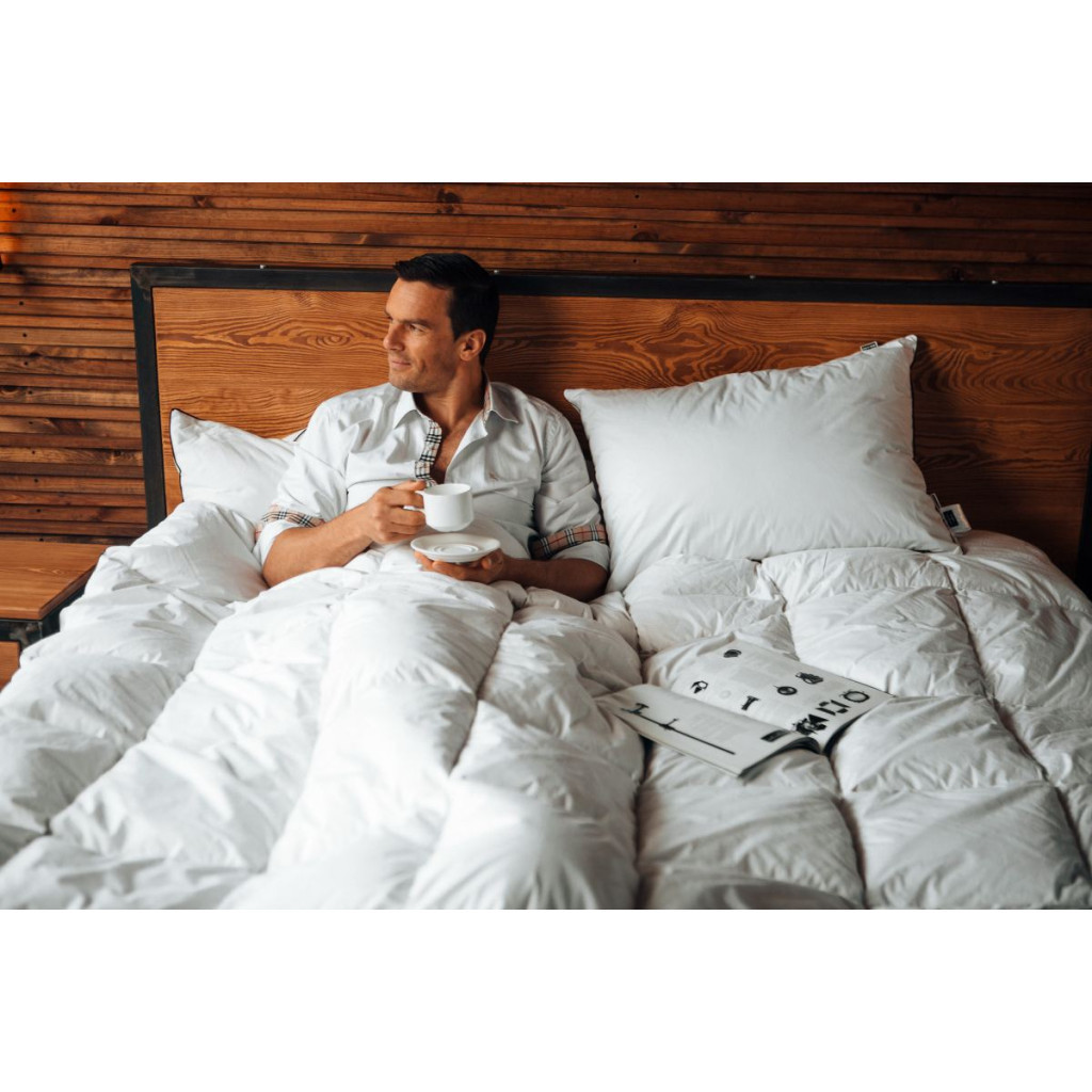 Ковдра MirSon пухова DeLuxе №028 легка 220x240 см (2200000006653) - зображення 6