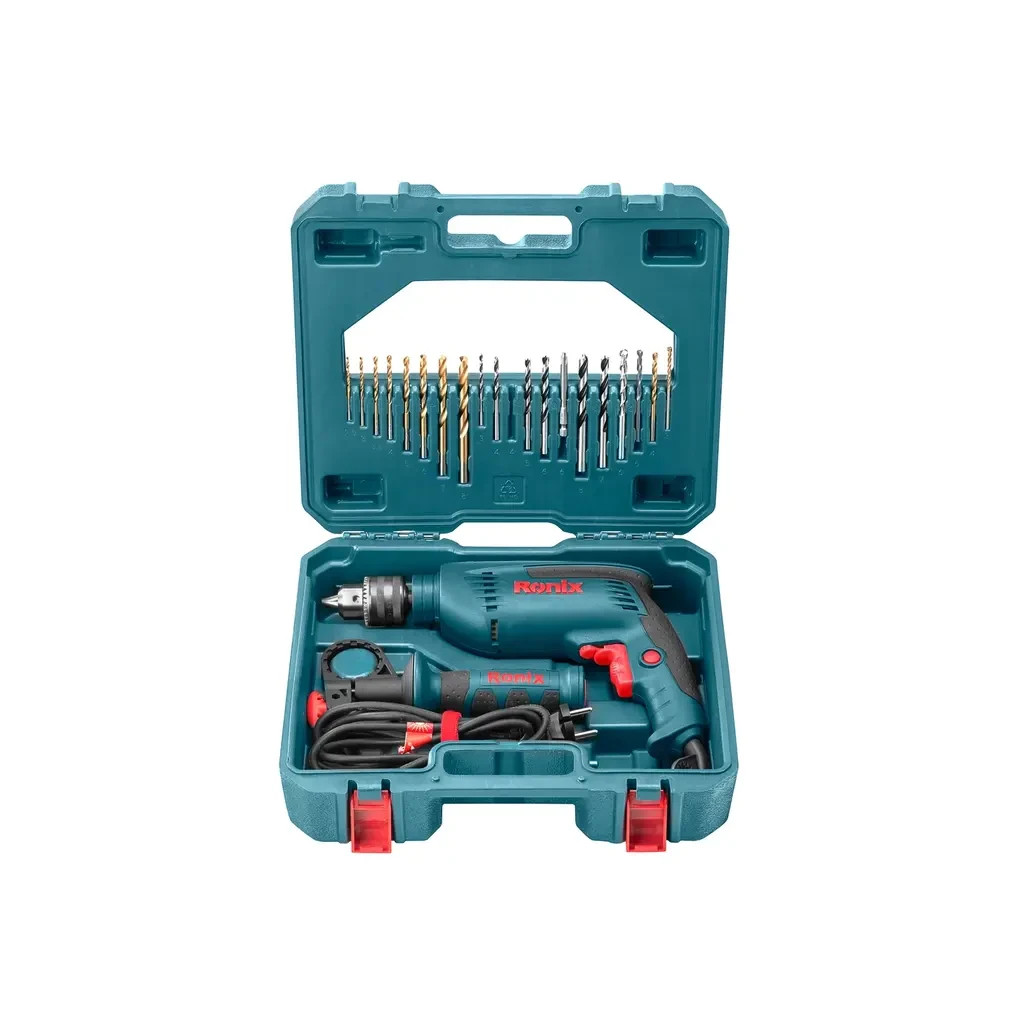 Дриль Ronix ударний 850Вт, набір (2250K) - изображение 7