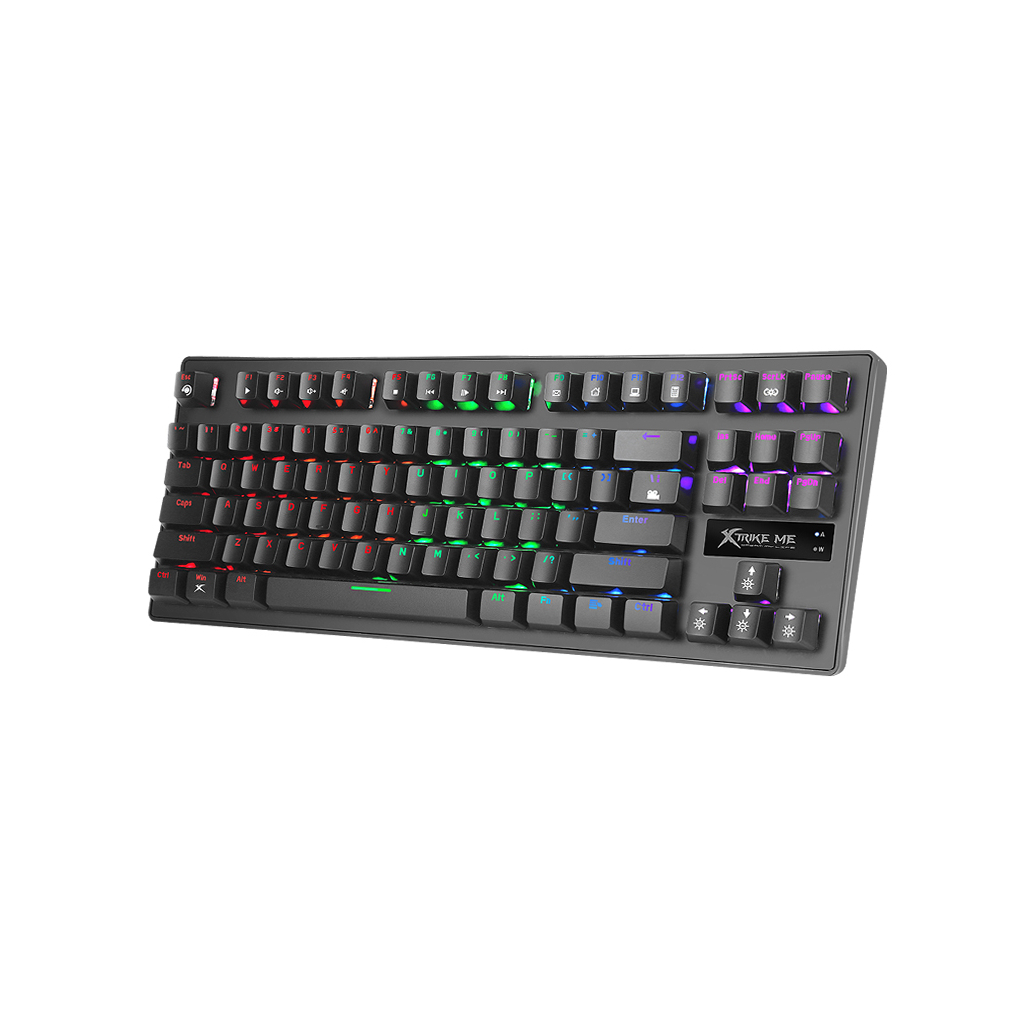 Клавіатура Xtrike ME GK-979 5 colors-LED Mechanical Red Switch USB Black (GK-979) - зображення 3
