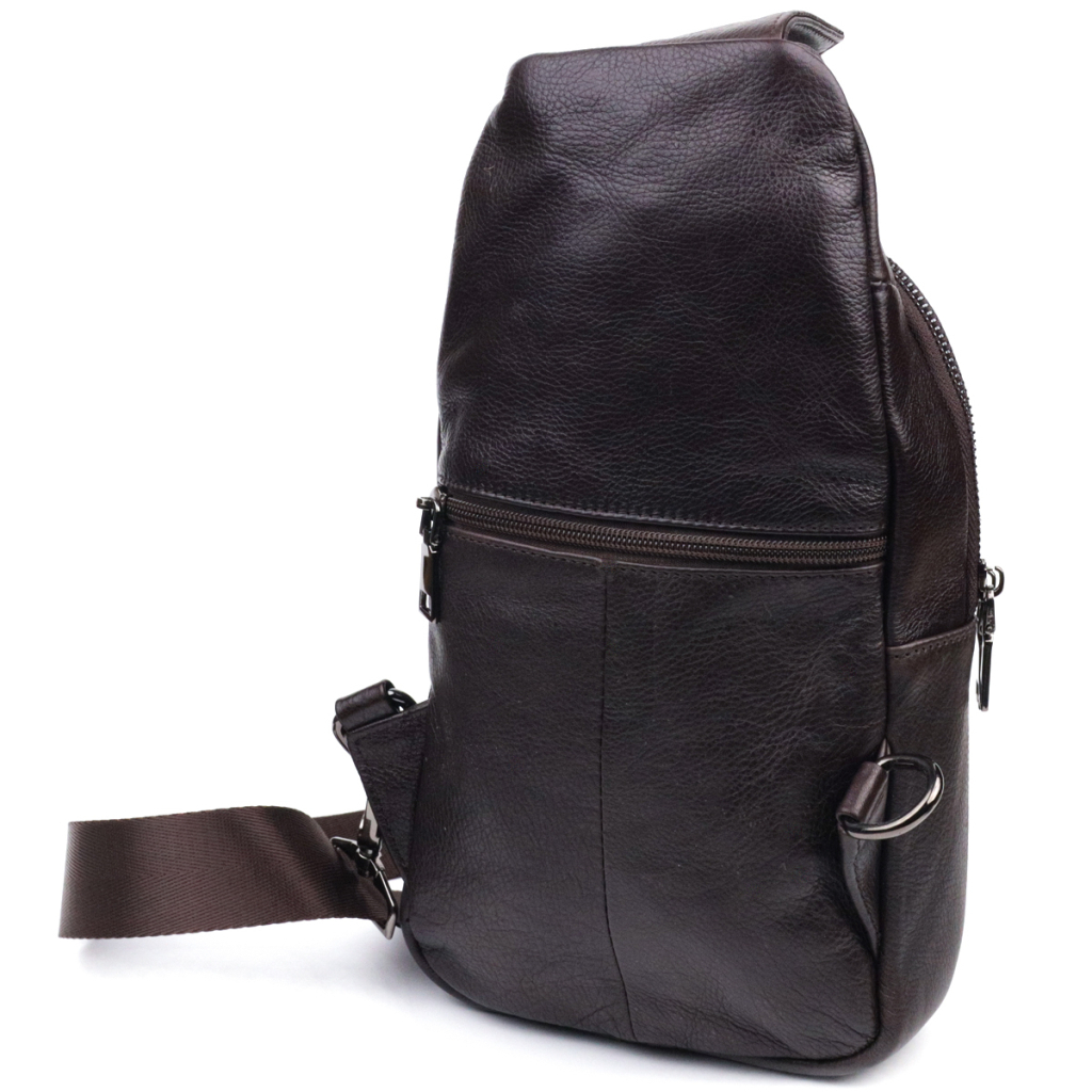 Сумка Vintage Чоловіча через плече з натуральної шкіри Коричнева (21306) - зображення 2
