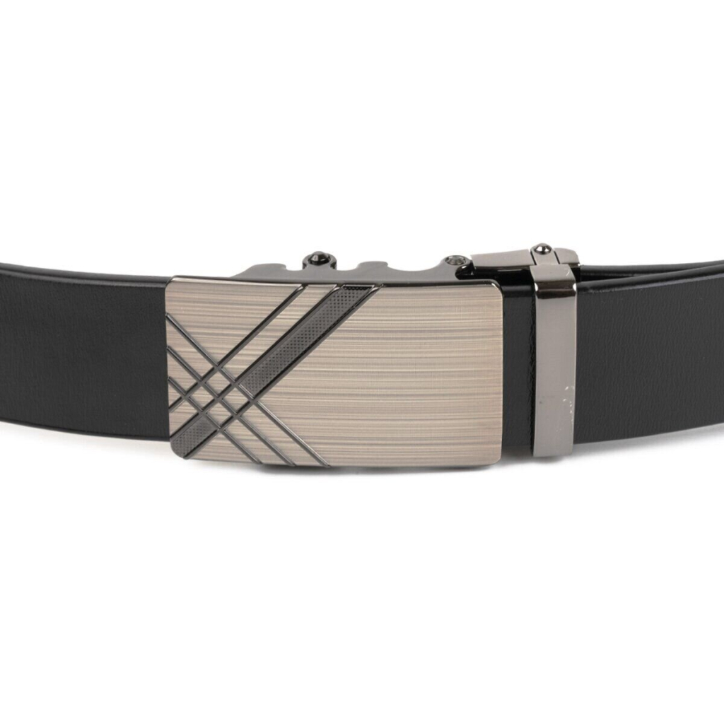 Ремінь Vintage Чоловічий з металевою пряжкою Чорний (20208) - зображення 6