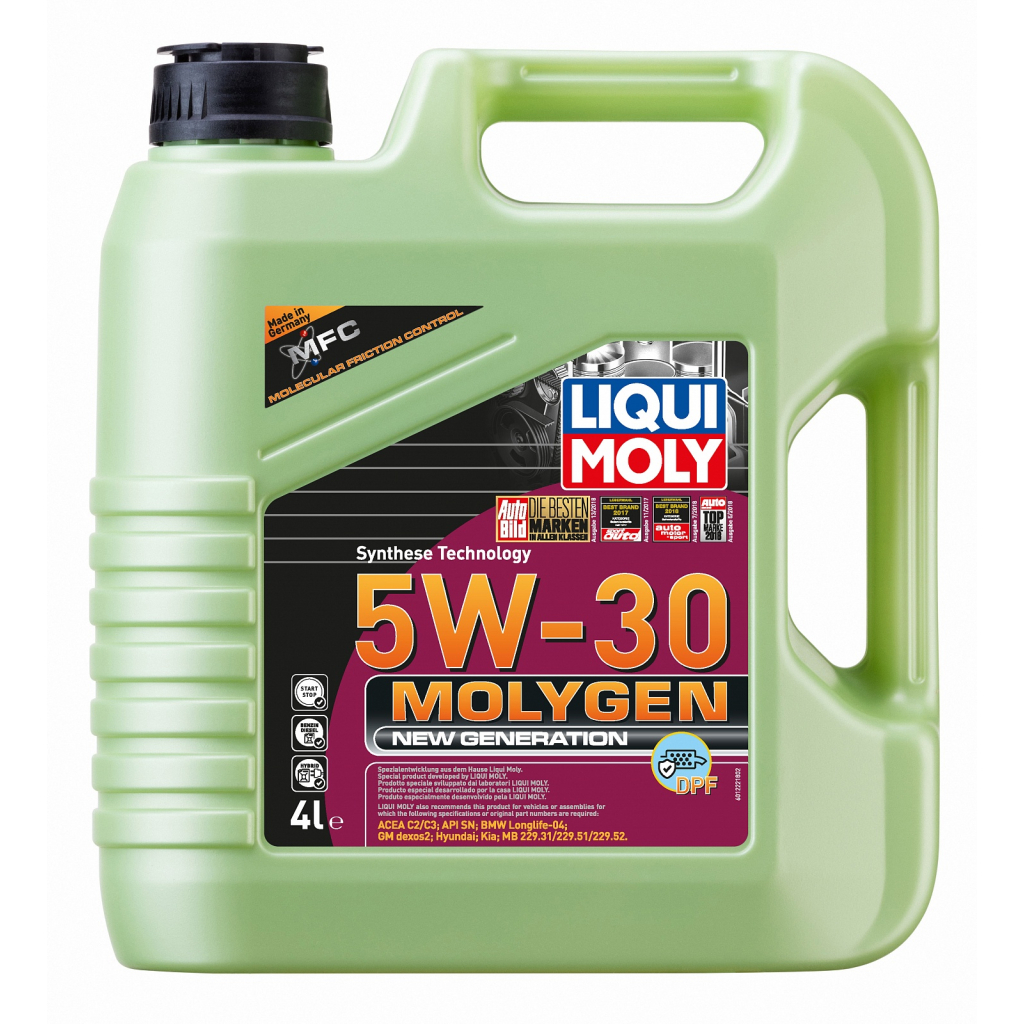 Моторна олива Liqui Moly Molygen New Generation DPF 5W-30 4л (LQ 21225) - зображення 1