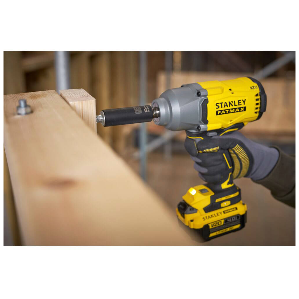Гайковерт Stanley FatMax, ударний 18V, 4Ah, 950Нм, 2000 об/хв, 2600 уд/хв, 2.66кг (SFMCF940M1) - изображение 11