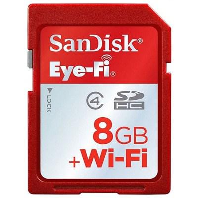 Карта пам'яті SanDisk 8Gb SDHC Eye-Fi (SDSDWIFI-008G-X46) - зображення 1