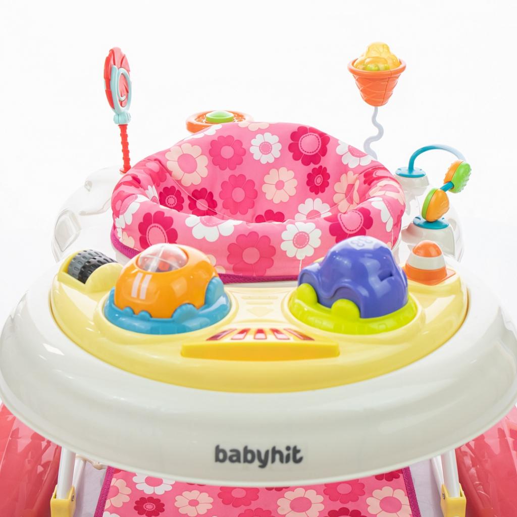 Ходунки BabyHit BG2123 Active Pink-White (73788) - изображение 4