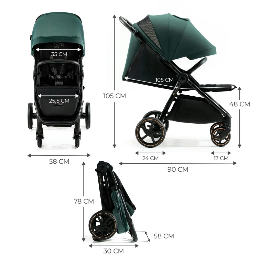 Коляска Kinderkraft Mitzy Jade Green (KSMITZ00GRE0000) (5902533924387) - зображення 6
