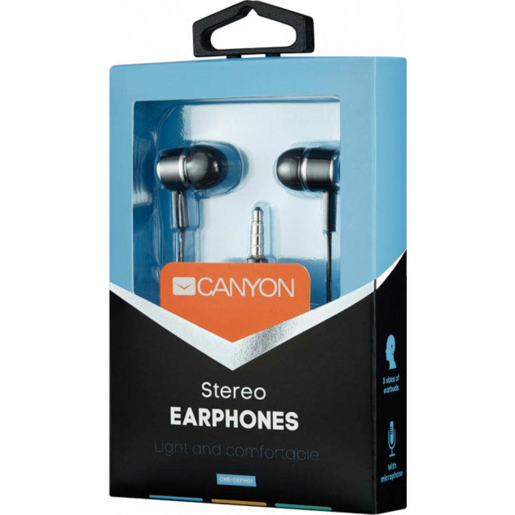 Навушники Canyon Black (CNE-CEPM01B) - зображення 3